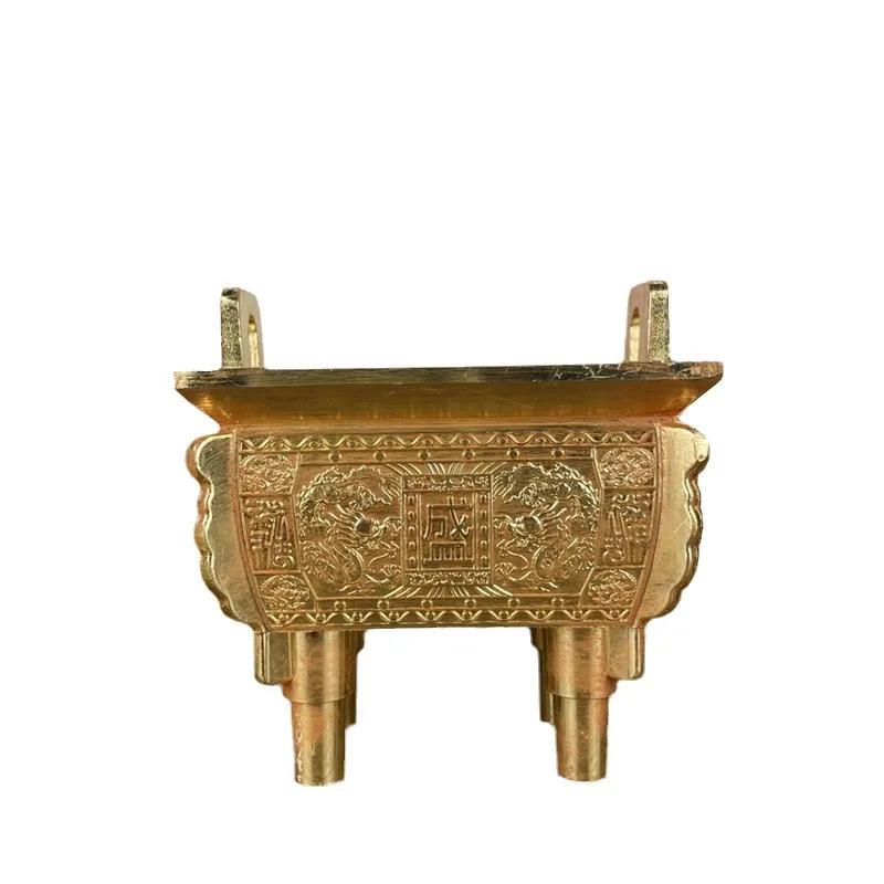 Домашняя курильница Shengding для помещений благовоний декоративная медная