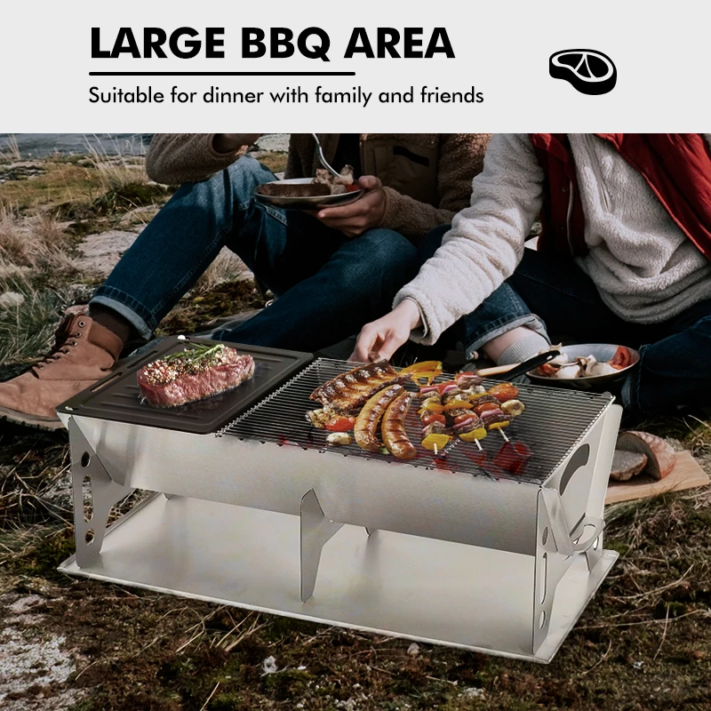 Портативная дровяная плита KingGear