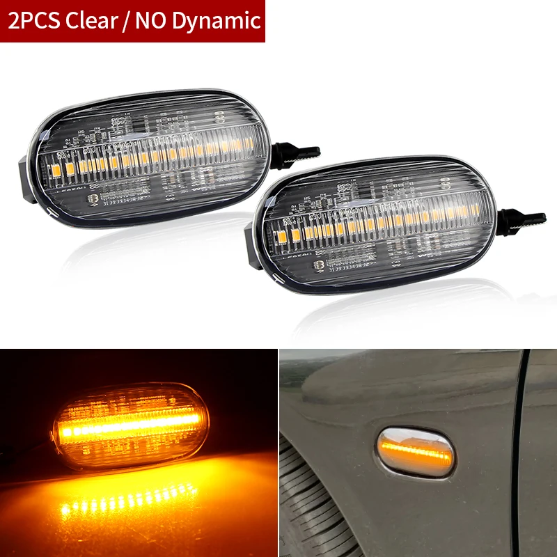 

2 шт., Светодиодные поворотники для Mitsubishi Triton/L200 2005-2015 Pajero Montero Sport Nativa 2008-2016