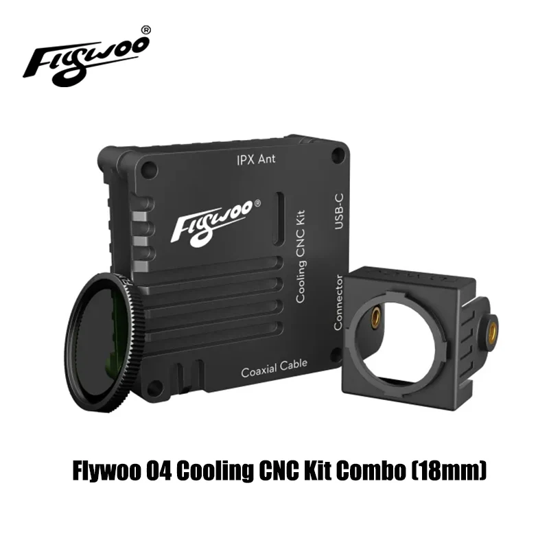 Flywoo O4 Air Unit Cooling CNC Kit + Cam Shell + UV Filter
