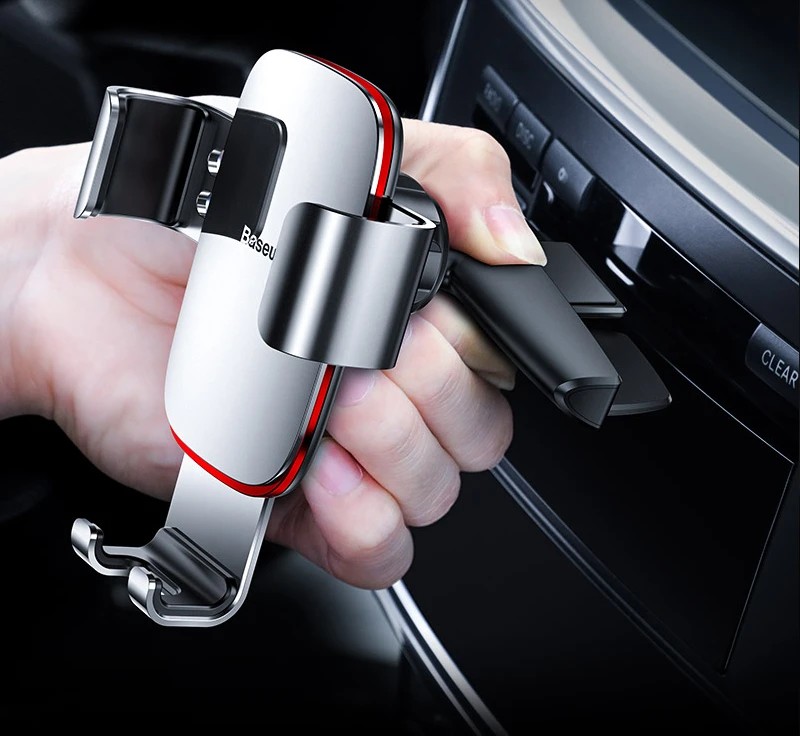 

Gravity Car Phone Holder Mobile for Samsung for Huawei Car CD Slot Air Vent Mount Holder Stand Metal Bracket Accesories