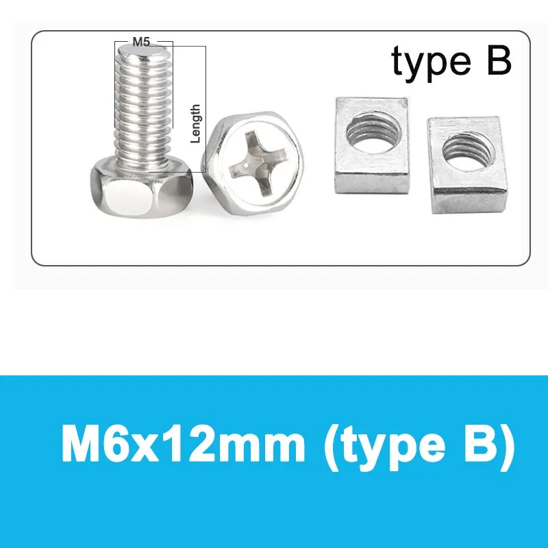 

2 комплекта мотоциклетных скутера, квадроциклов, велосипедов, клеммных гаек аккумуляторной батареи и болтов с шайбами или без шайб M5 M6 8 мм 10 мм 12 мм 16 мм