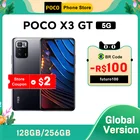 Смартфон POCO X3 GT 5G 8 ГБ, 128 ГБ256 ГБ, NFC, телефон с тройной камерой MTK 1100, 67 Вт, 6,6 дюйма, 120 Гц, 5000 мАч, 64 мп