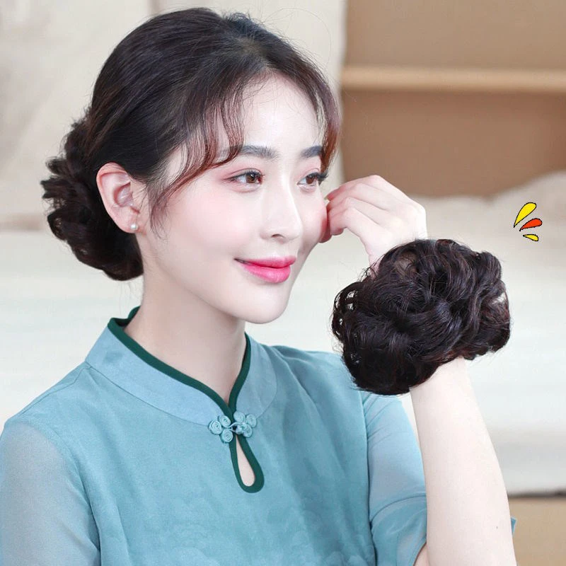 Синтетический пучок для волос эластичные ленивые вьющиеся волосы пушистые