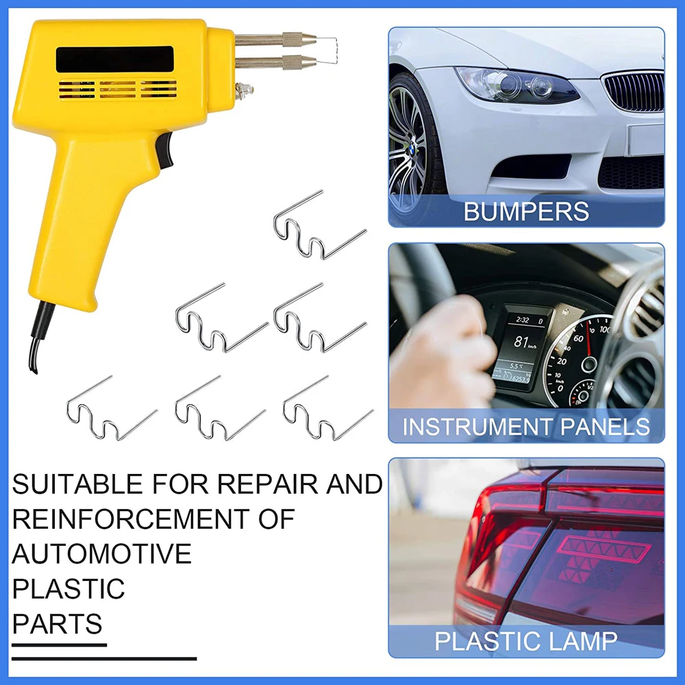 1200 шт. стандартные волнистые скобы для ремонта автомобильного пластика |