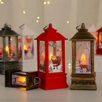 Светодиодный настольный светильник на Новый год 2022, подвесной светильник в виде Санта-Клауса, лося, Рождественское украшение, Рождество, Ро...