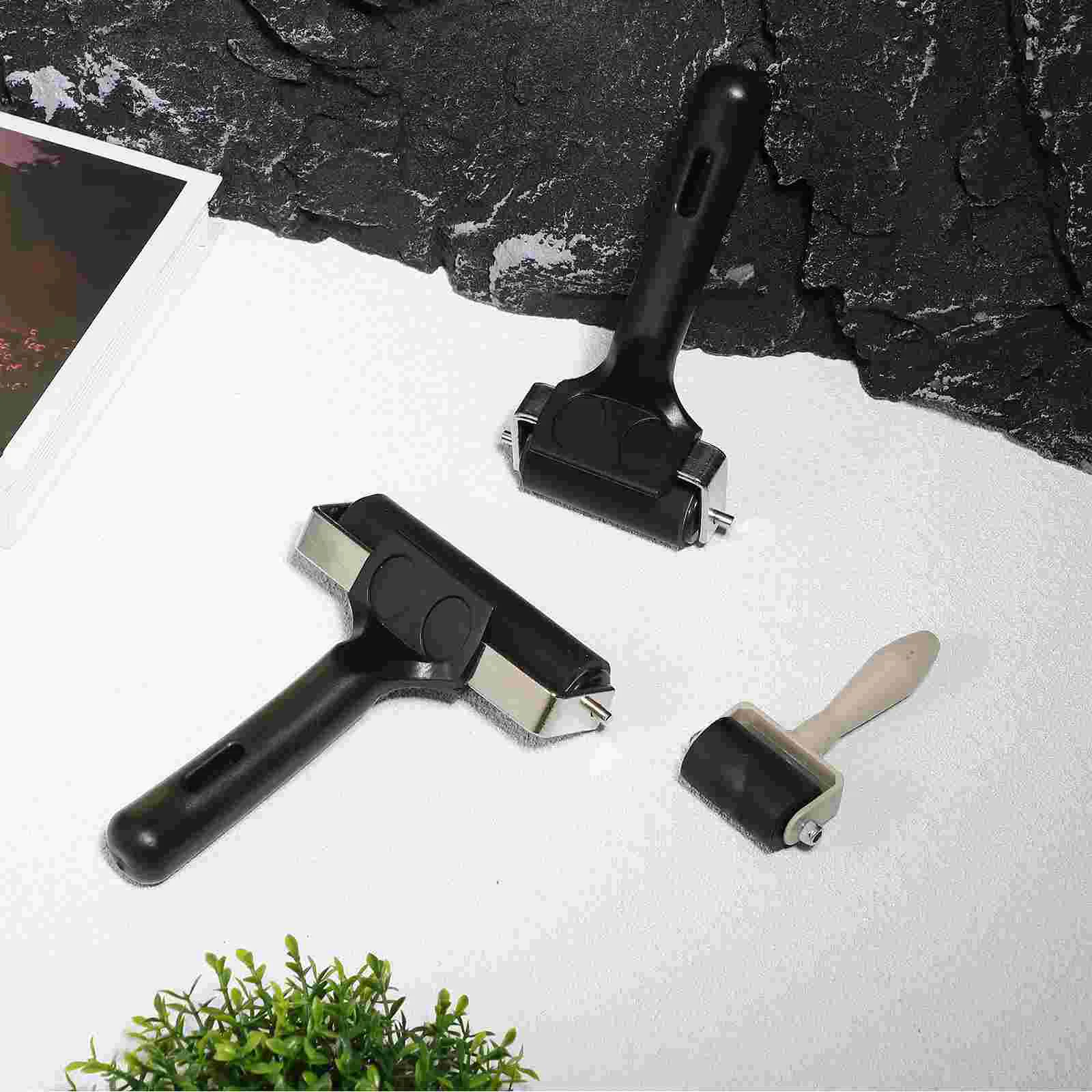 Набор резиновых роликов деревянный ролик для печати портативный клеевой