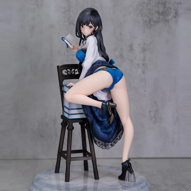 

27Cm Native Creators The Literary Type Anime Figure Book Girl Akemi Mikoto Action Figure Literary Type Girl Ornament