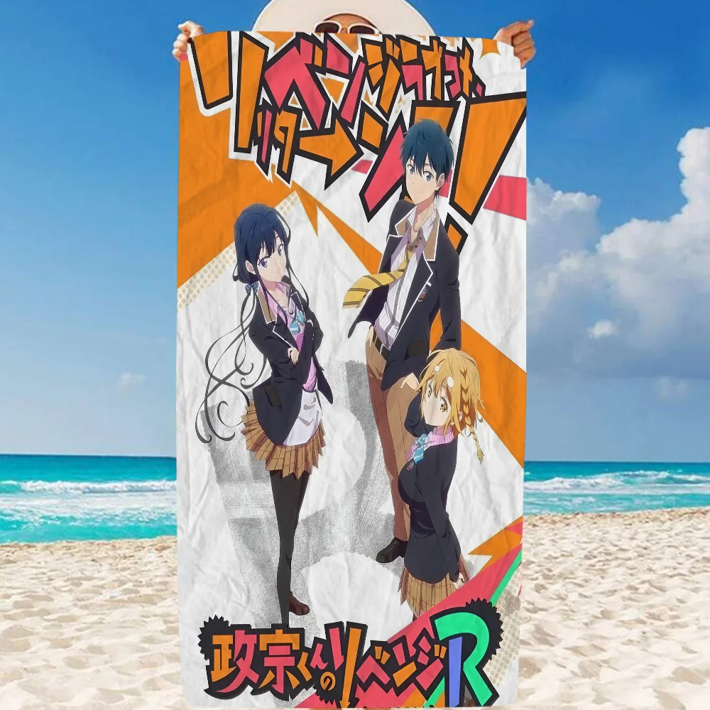 Masamune-kun No Revenge большие пляжные полотенца из микрофибры быстросохнущее полотенце
