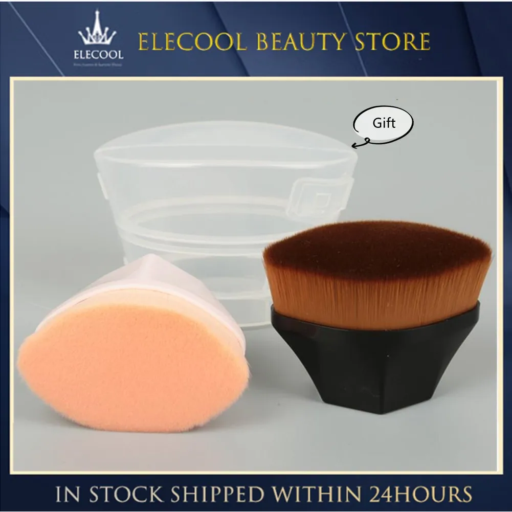 1 шт. Шестигранная Кисть для макияжа кисть румян лица с коробкой портативная