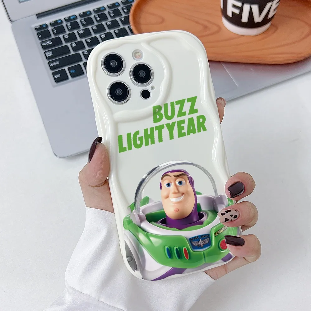 Toy Story Woody Buzz Phone Case for Xiaomi Mi 14 12 11 Lite Poco C61 X6 X5 X4 X3 NFC M6 M3 F6 F4 Pro 4G 5G 3D Creamy Wave Cover