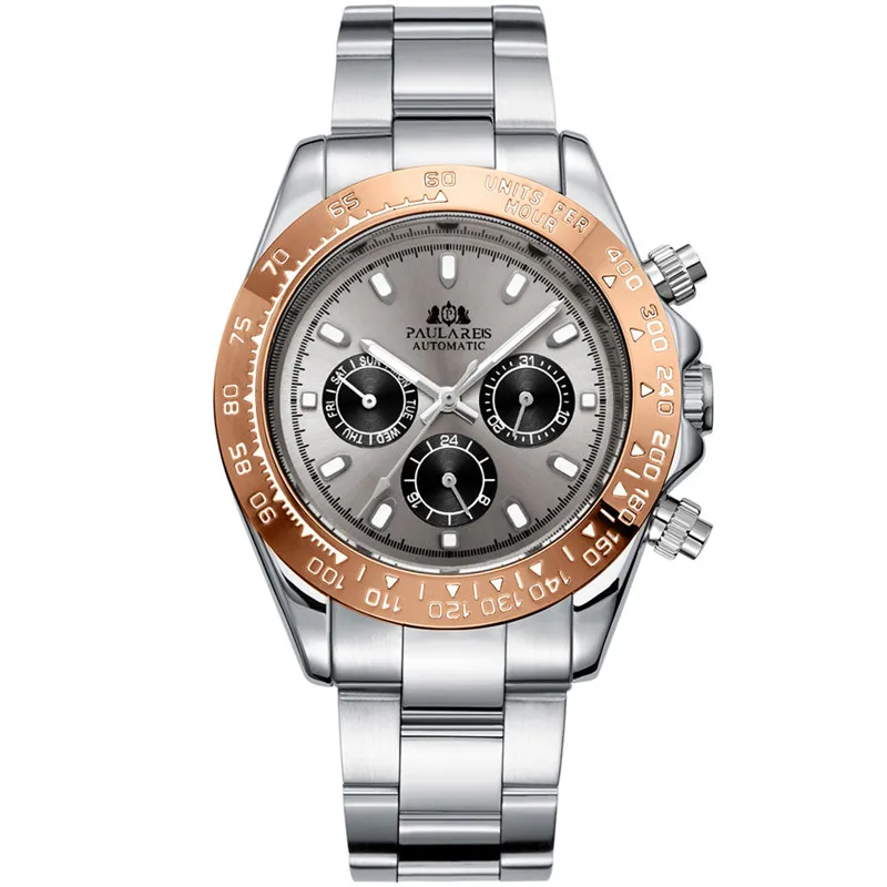 Часы наручные мужские автоматические Механические Многофункциональные