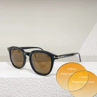 black transparent tortoiseshell round frame high quality womens myopia prescription sunglasses 816 mens fashion glasses