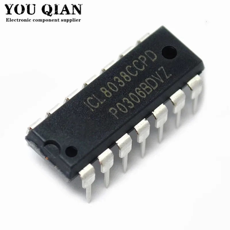 

10 шт./лот ICL8038CCPD ICL8038 DIP-14 в наличии