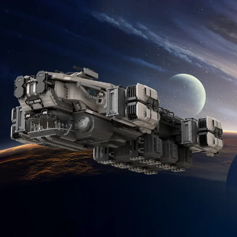 Знаменитые игры Star Citizener Moc Строительные блоки UCS Полярная краска Арго Плот Модель