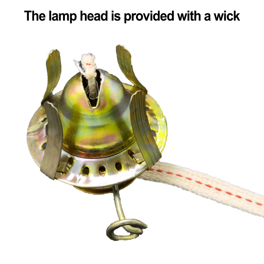 

Oil Lamp Replacement Oil Lamp-Wick Holder Oli Lamp Holder Four Claw Lamp Golden Height 5.2cm For Kerosene Lamp