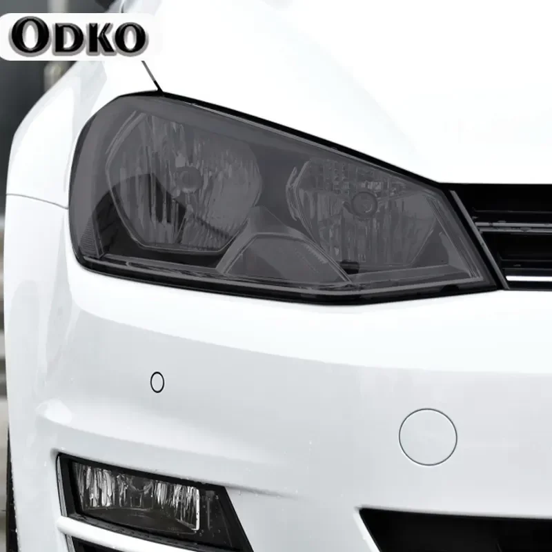 Тинт для автомобильной фары Черная защитная пленка прозрачная наклейка из ТПУ