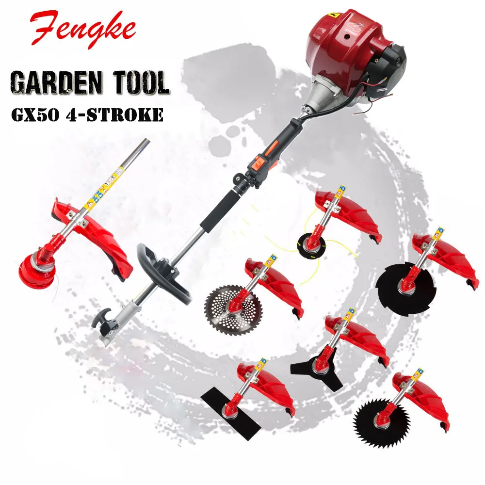 

2021 New 7 in 1 GX50 Multi Tool 4 Stroke Engine 47.9cc 1.47KW Brush Cutter Grass Trimmer CE Approved