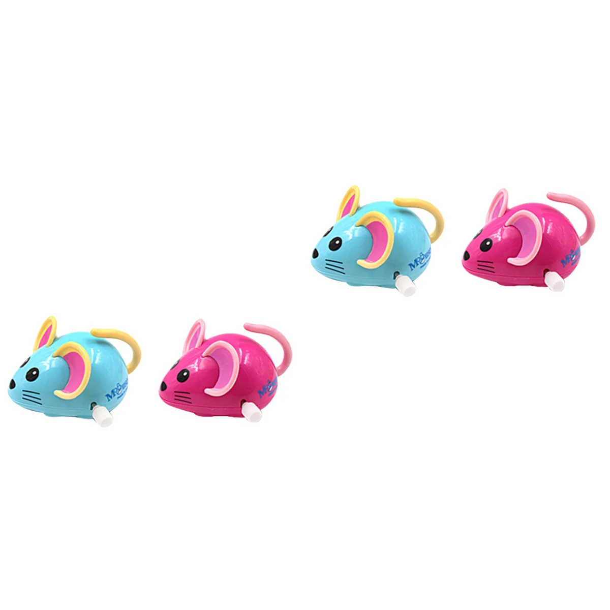 

Toy Wind Up Clockwork Cat Toys Mouse Kids Moving Animal Racing Mice Interactive Winding Animal Toys Plastic