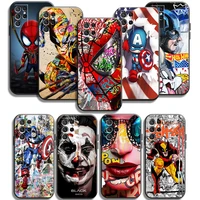 marvel avengers phone cases for samsung galaxy a31 a32 a51 a71 a52 a72 4g 5g a11 a21s a20 a22 4g soft tpu back cover carcasa