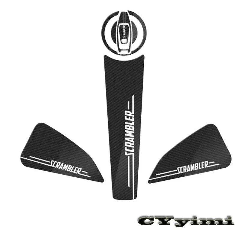 Мотоциклетные 3D защитные наклейки из углеродного волокна для резервуара