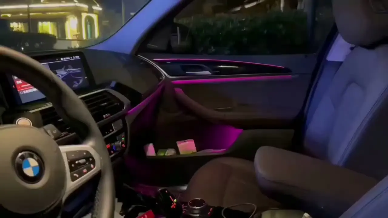 

Car interior atmosphere light auto inside ambient led light vehicle decorative led lamp for BMW X3
