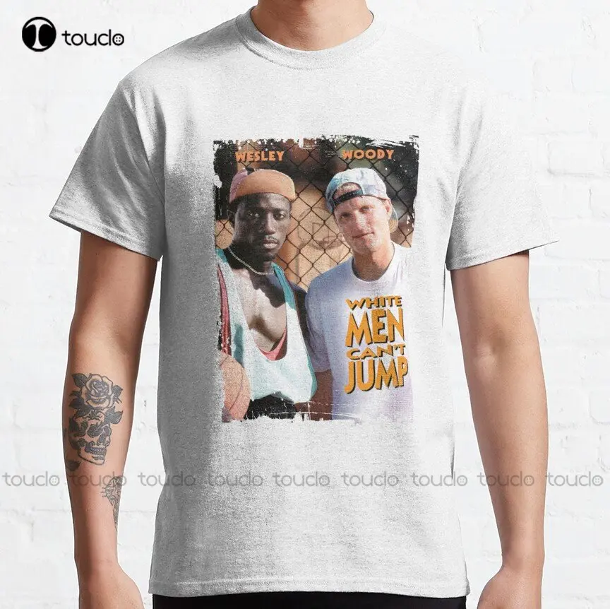 

White Men Can'T Jump Classic T-Shirt Athletic Shirts Women Custom Aldult Teen Unisex Digital Printing Tee Shirts Xs-5Xl Unisex