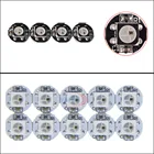 50  1000 шт. WS2812 пиксельные модули светодиодная плата радиатор WS2811 IC встроенный 5050 SMD RGB DC5V светодиодные чипы