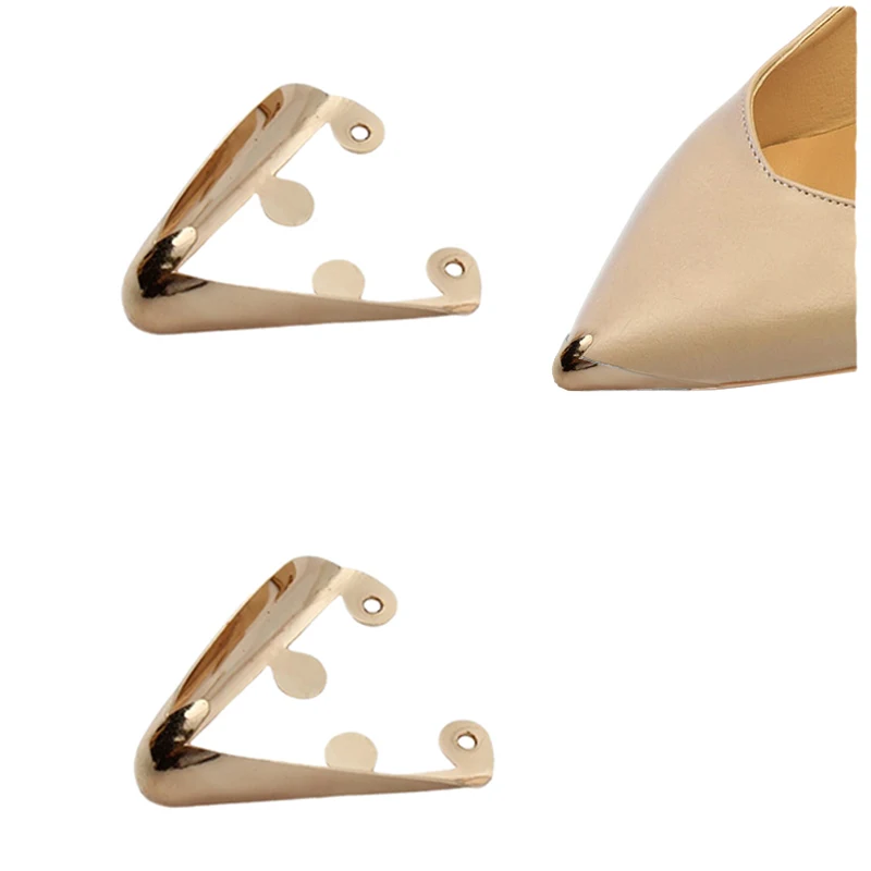 

2 пары, металлические протекторы для обуви, на высоком каблуке