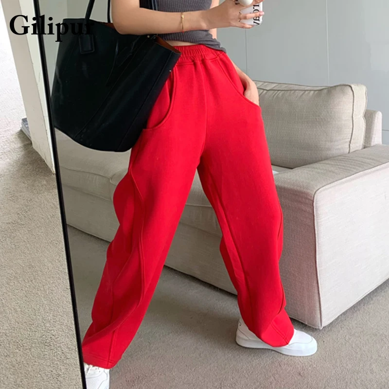

Y2k Women Pants Jogging Sweatpants Women for Pants Baggy Sports Pants Gray Jogger High Waist Sweat Casual Female Trousers