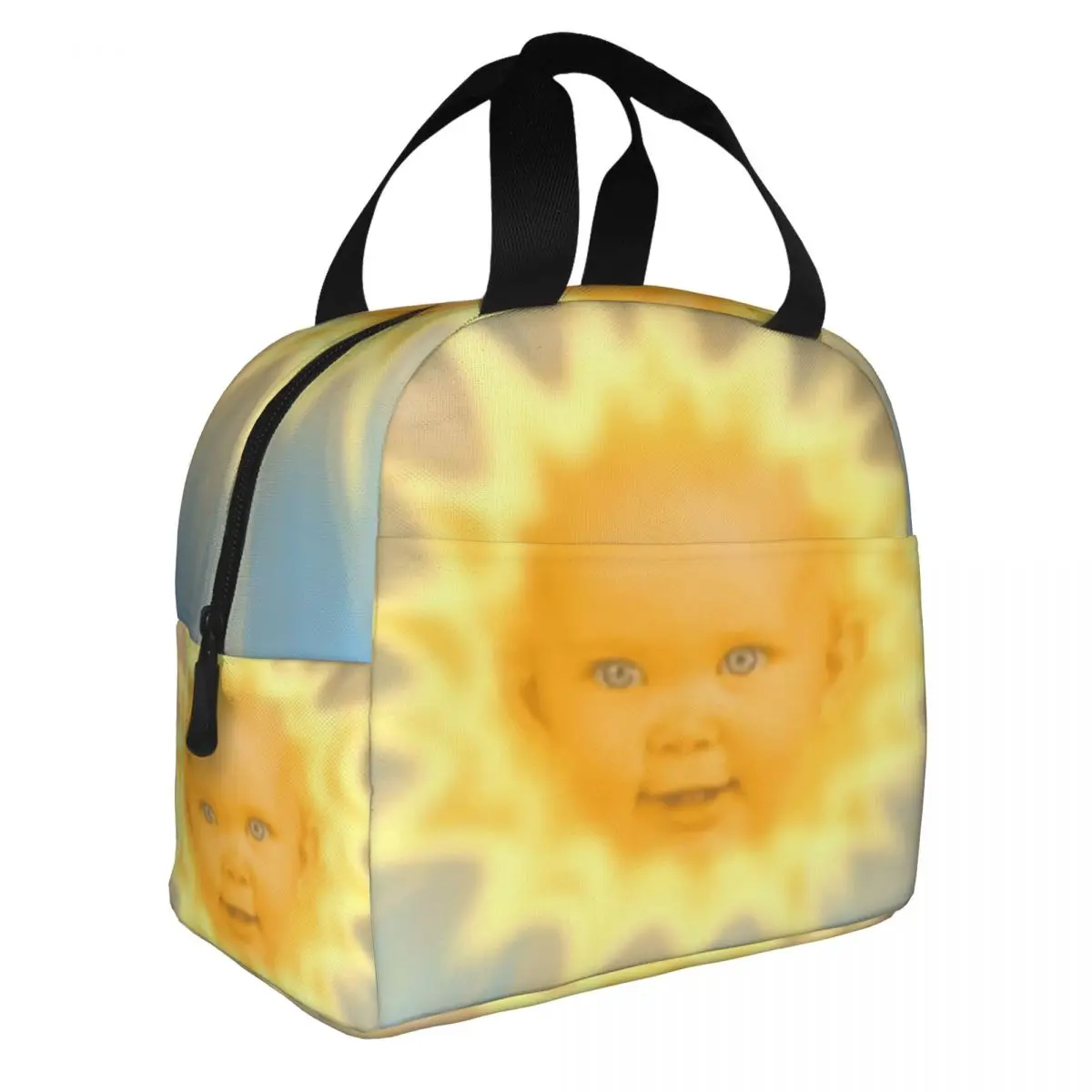 Teletubbies' Sun Baby Lunch Bento Bags Portable Aluminum Foil thickened Thermal Cloth Lunch Bag for Women Men Boy