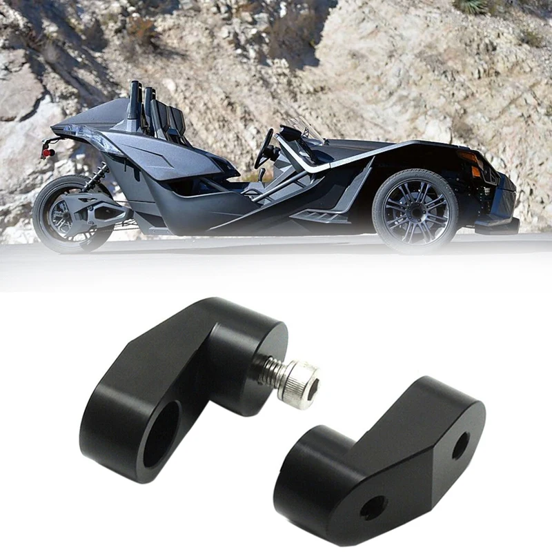 

Motorcycle Adjustable Side View Mirror Riser Kit for Polaris -Slingshot 2015-2020