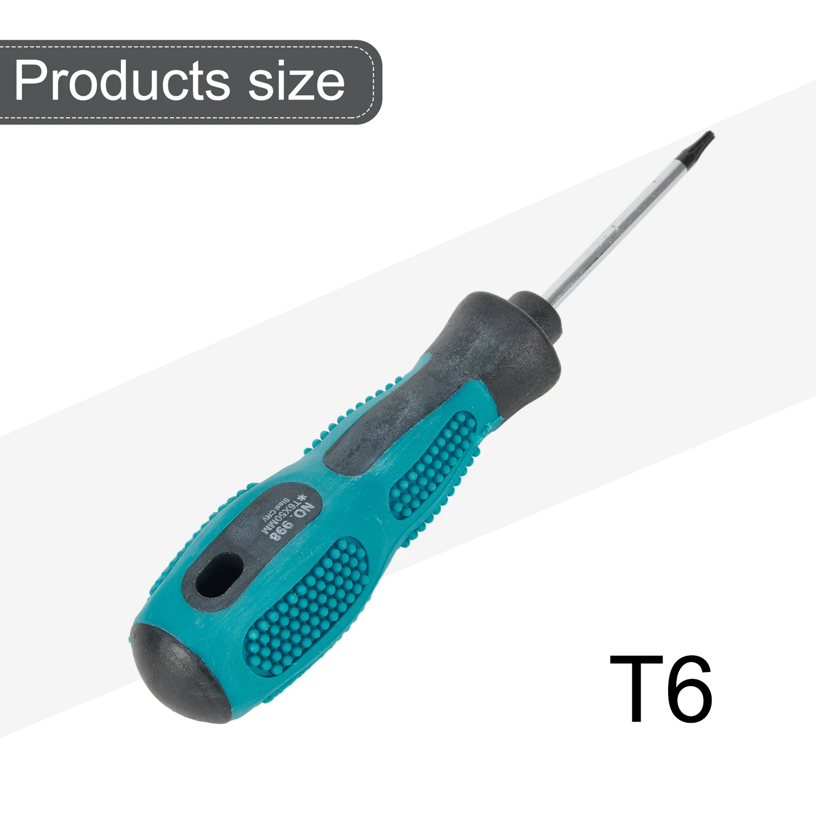 Удобная отвертка Torx 5 3 дюйма T6T10 высокопрочная хромованадиевая сталь магнитная