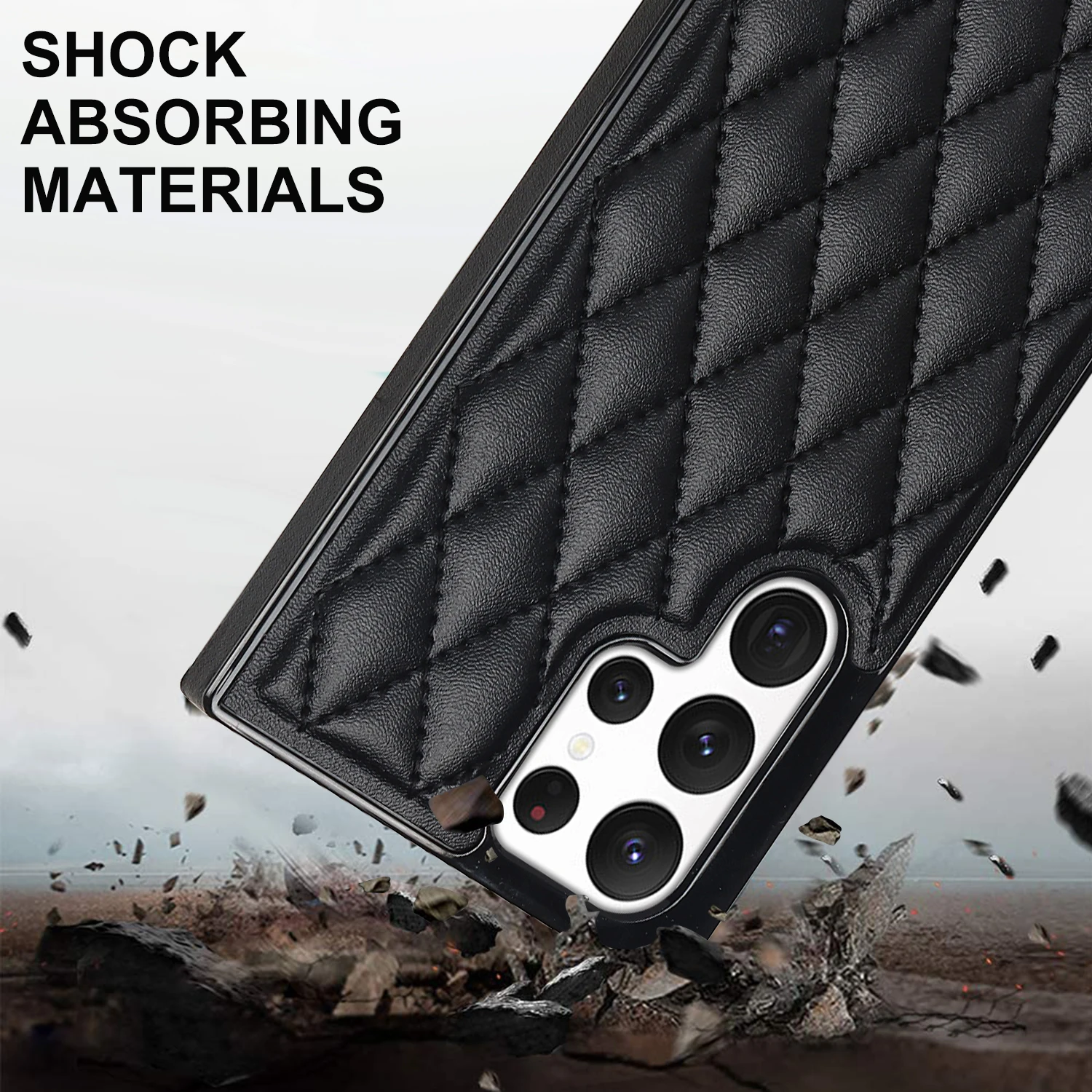 Lanyard Leather Luxury Case For Samsung S22 21 20 Ultra Note20 S10 Crossbody Cover Support Wireless Charging