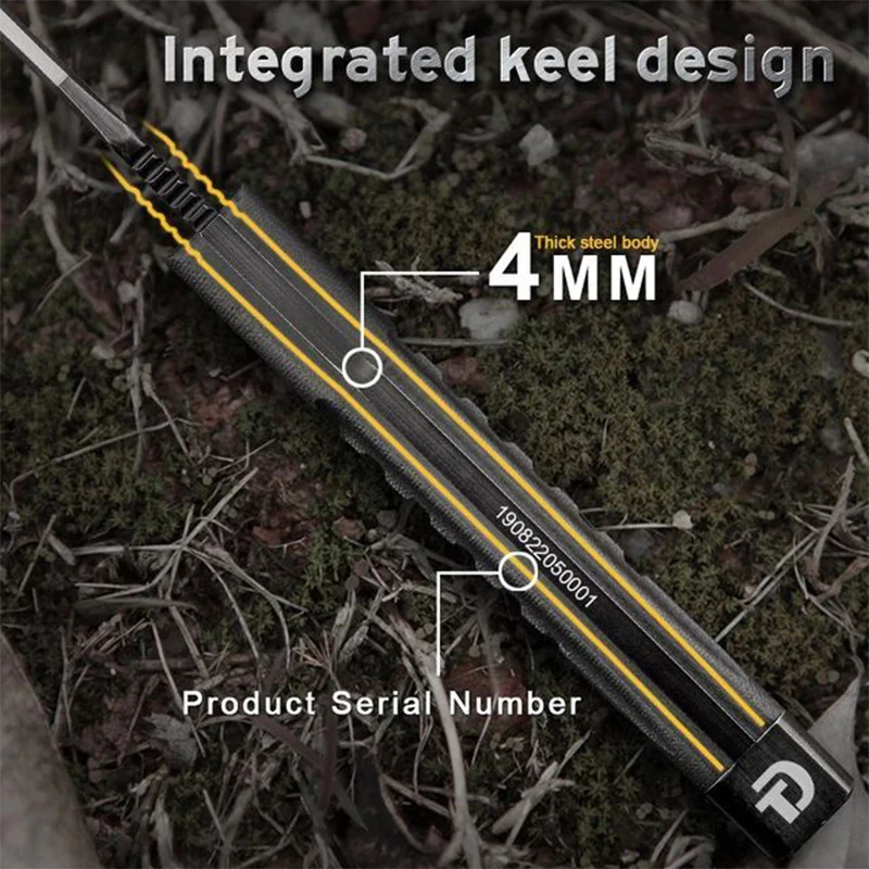 Ручной портативный нож Hando в дикой природе модель D2 сталь для альпинизма кемпинга