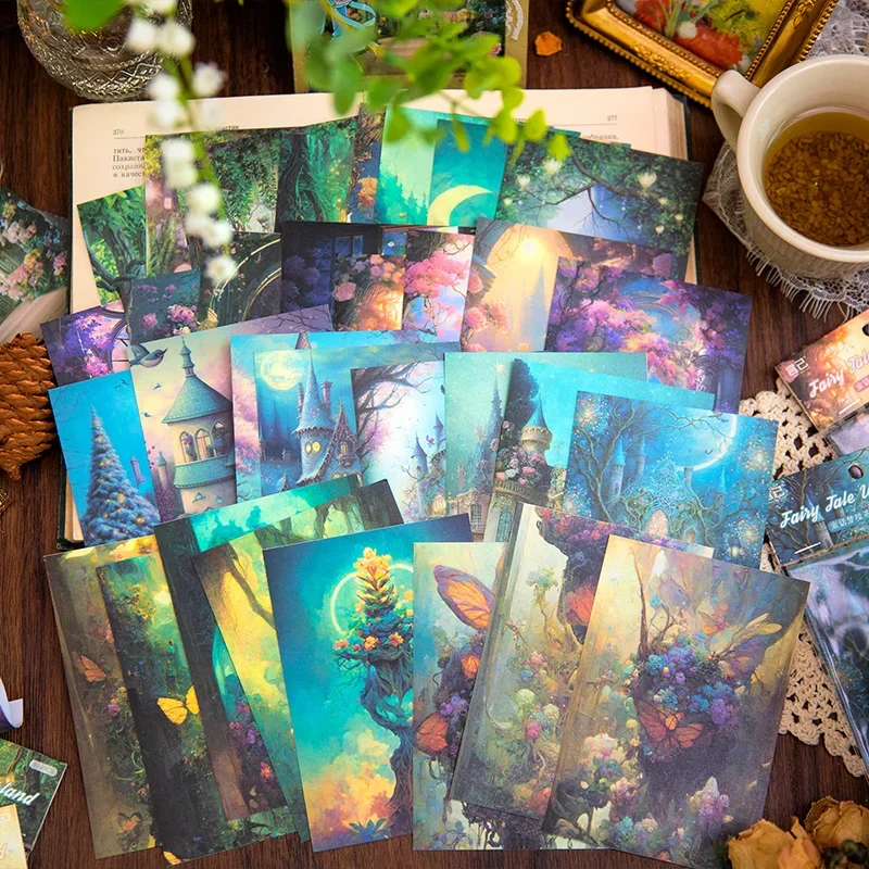 

16 листов, бумажные школьные принадлежности для рукоделия, 169 х93 мм