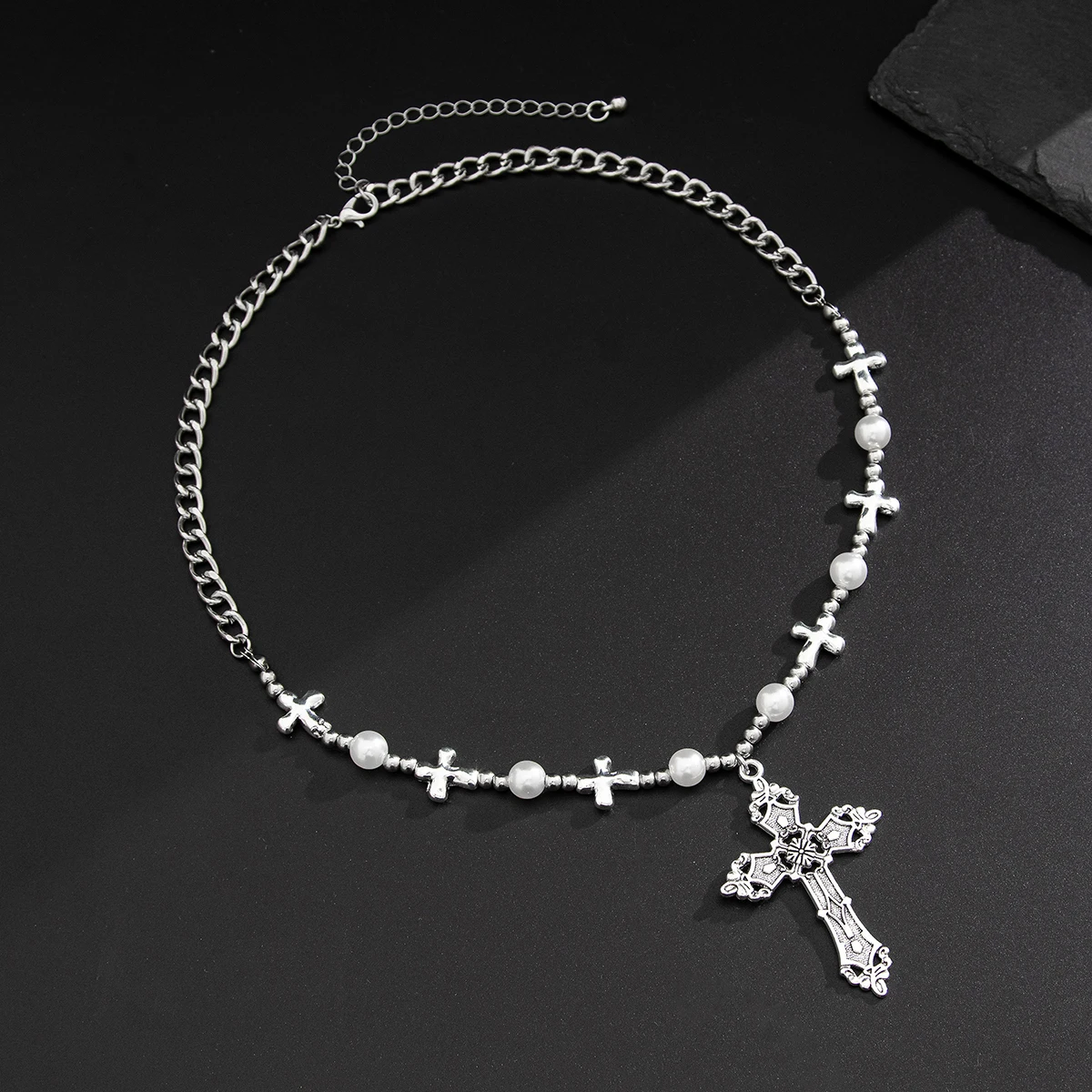 Salircon винтажное текстурированное ожерелье с крестом для мужчин новая тенденция