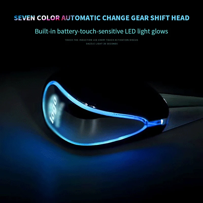 Universal Touch Activated LED Light Illuminated Car Gear Shift Knob Nozzle Fit for Most Cars with Button-Less Operated Shifter |