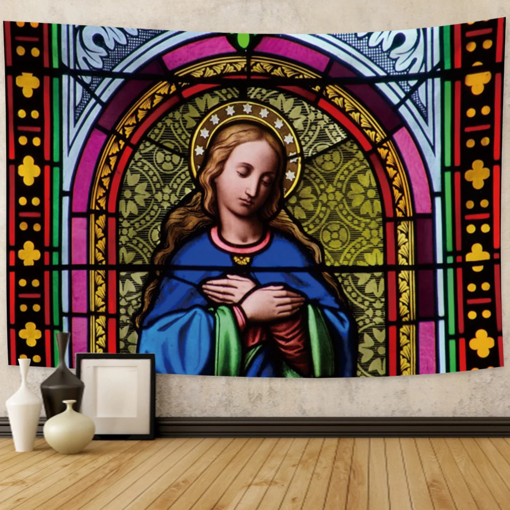 Картина маслом Иисуса епископа церкви Святой Библии искусство печати гобелен