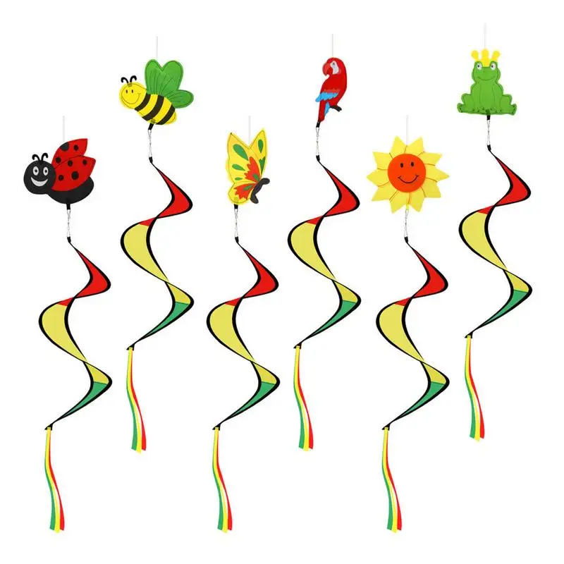 

Hangings Wind Spinners Outdoor Colorful Rainbow Wind Spinner Colorful Spiral Wind Spinner Hangings Decoration For Home Patio