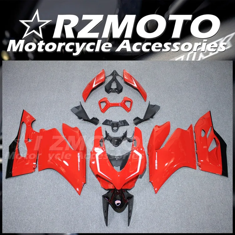 

Injection Mold New ABS Whole Fairings Kit Fit for Ducati 899 1199 Panigale 2012 2013 2014 12 13 14 Bodywork set Cool Red