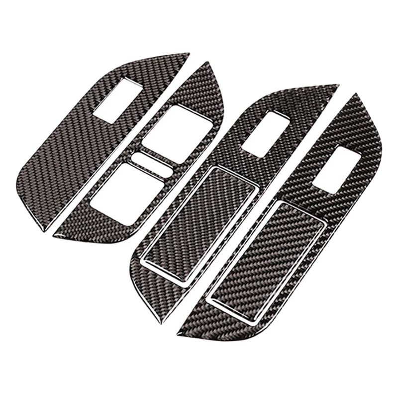 

Car Soft Carbon Fiber Glass Lift Switch Cover Trim For Touareg 2011-2018