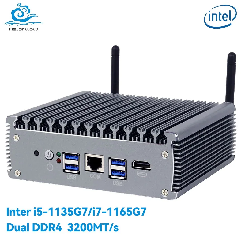 Мини-роутер с внутренним ядром i7 1165G7 Windows 10/11 LINUX 6x i225 LAN 4xUSB3.0