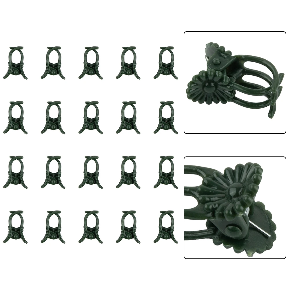 

Plant Clips Orchid Clips Easy To Remove Easy To Use Securing Tools Vine For Indoor And Outdoor Garden Flower Green
