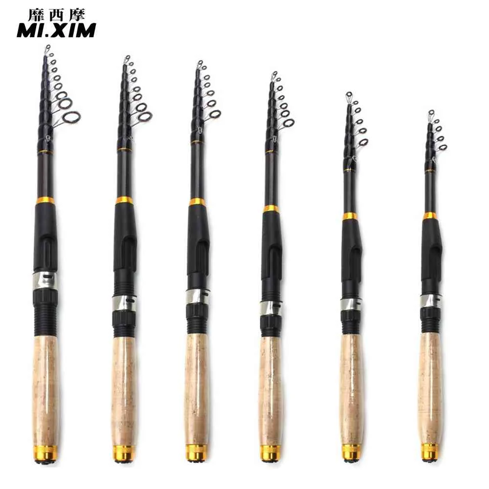 

Telescopic Boat Fishing Rod Spinning Carbon Fiber Pesca Ultra Short Telescopic Mini Fishing Rod Fish Equipment