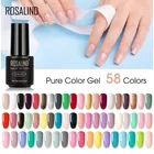 Гель-лак для ногтей ROSALIND, гибридные длаки для маникюра, полуперманентный отмачиваемый лак для дизайна ногтей, верхняя база