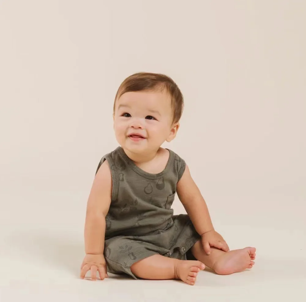 

Baby Romper Summer Newborn Girl Boy Clothes Casual Infant Cotton Sleeveless Print Jumpsuits Toddler Baby Playsuits Outfits