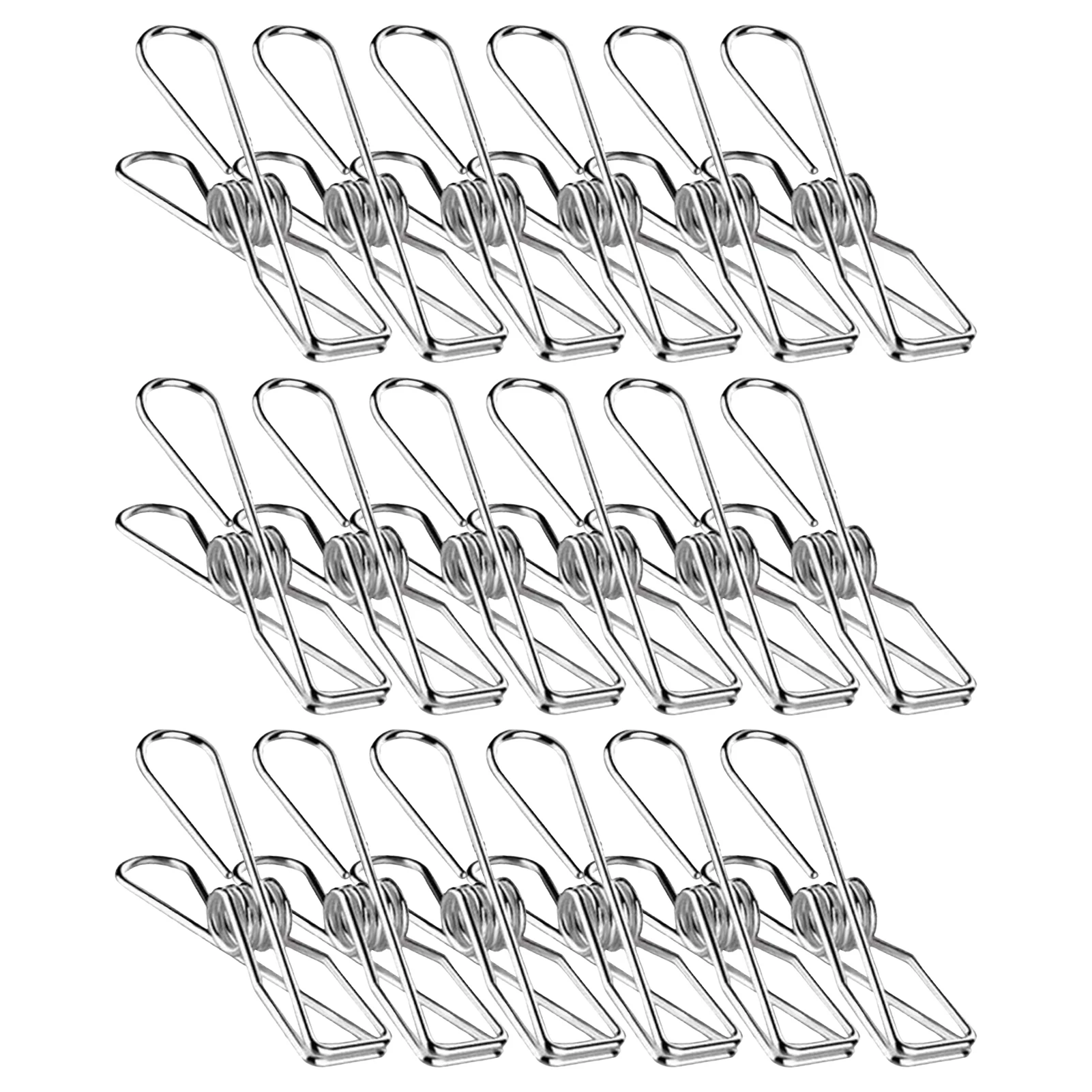 

Stainless Steel Clothes Pins Heavy Duty ClothespinsHeavy Duty Stainless Pegs Durable Metal Clamps For Paper Files Snacks Seal