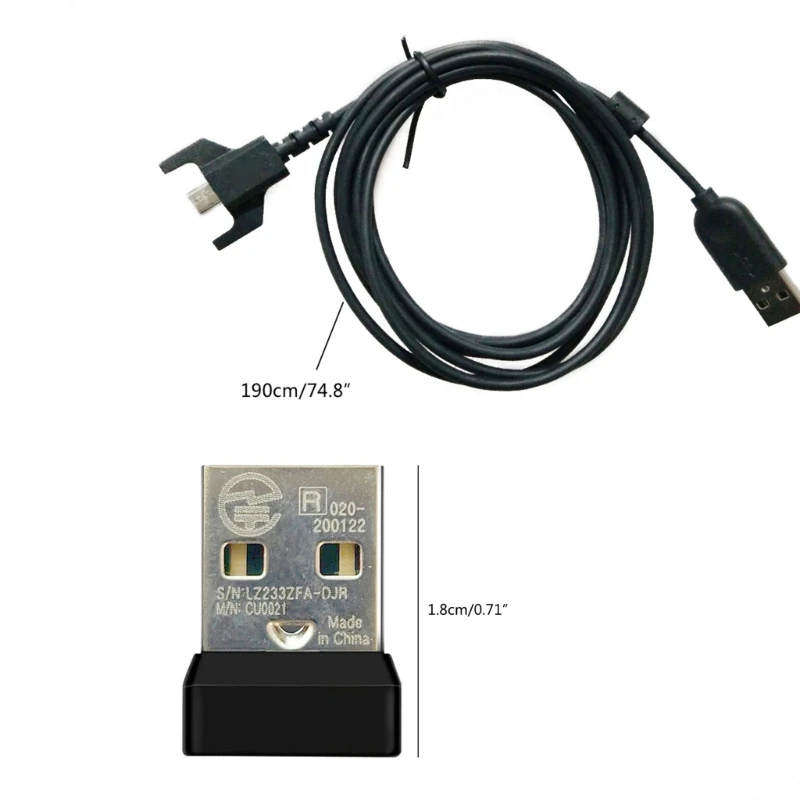 Новый USB-приемник для G502 G603 G900 G903 G304 G703 GPW GPX Беспроводная игровая мышь USB-адаптер