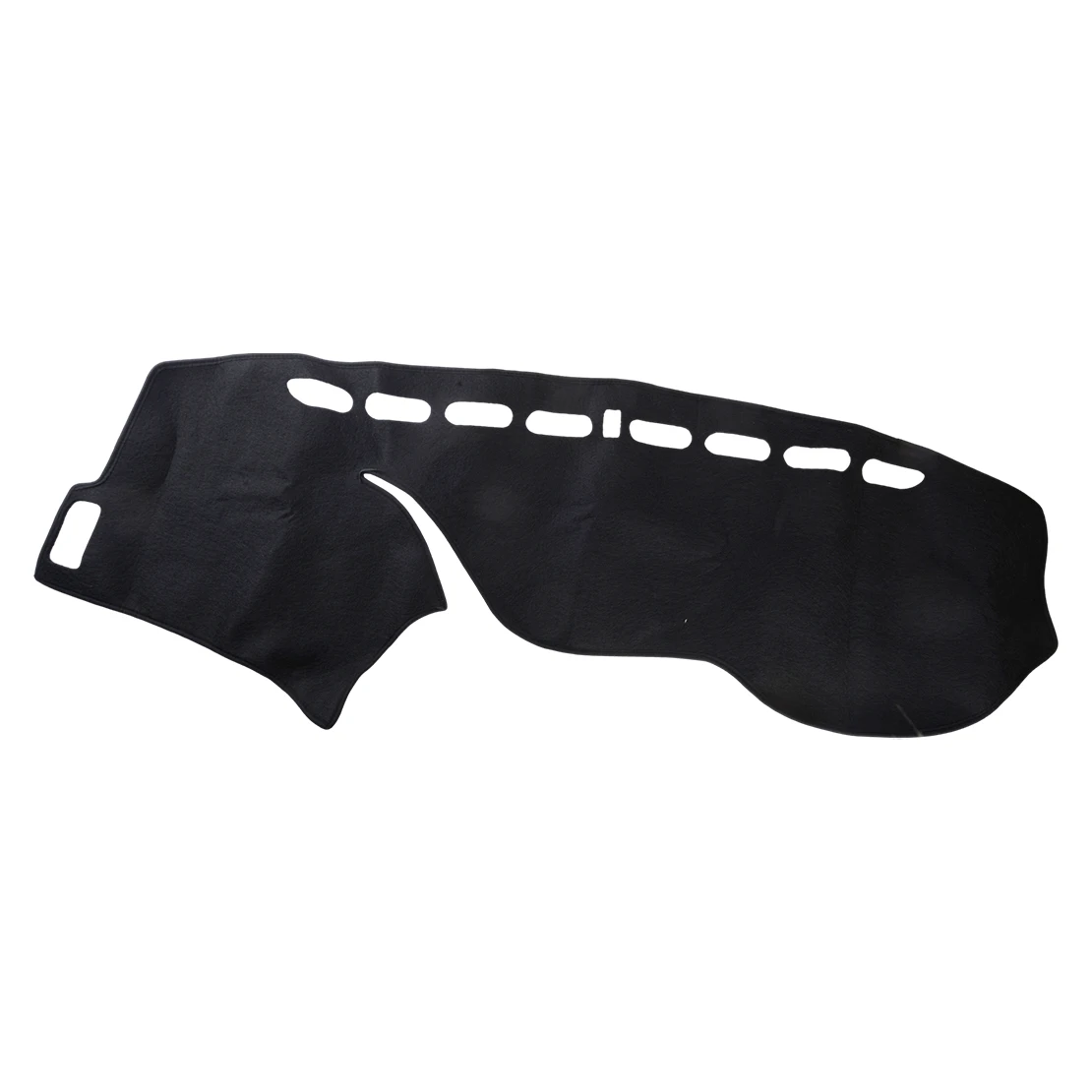 Черный полиэстеровый автомобильный коврик для приборной панели защитная